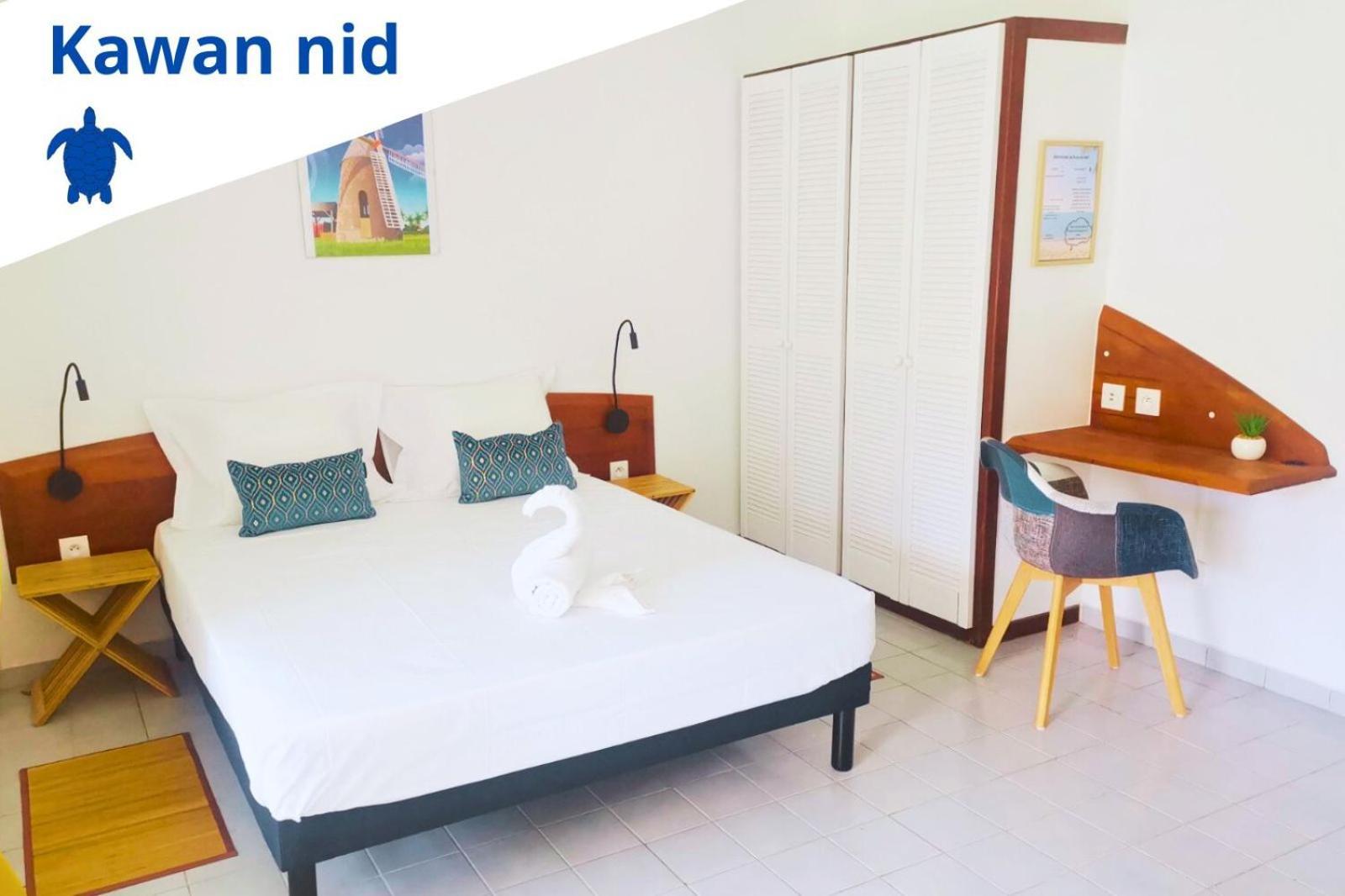 Kawan Nid - Tout Confort, Plage A 2 Min A Pied, Piscine, Wifi, Climatisation Grand-Bourg  Extérieur photo